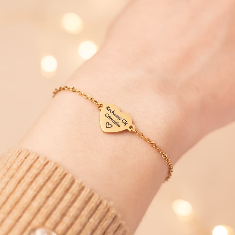 Cuore bransoletka - łańcuszek typu "Ankier"