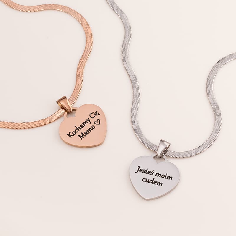 Cuore Naszyjnik – łańcuszek typu „Żmijka”