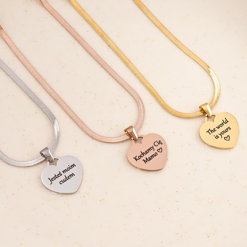 Cuore Naszyjnik – łańcuszek typu „Żmijka”