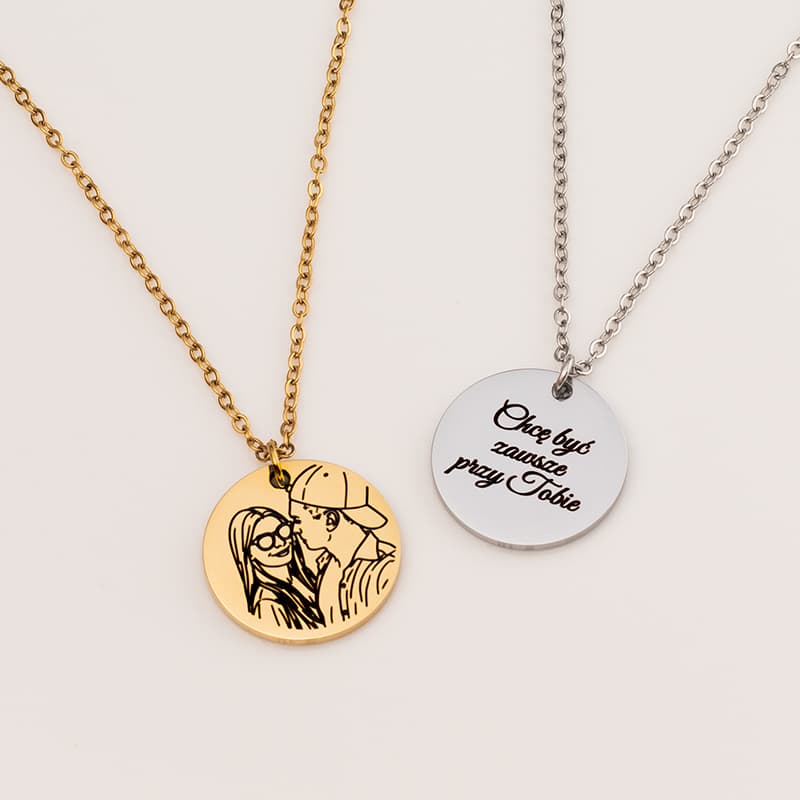 Ruota Personalizowany Naszyjnik