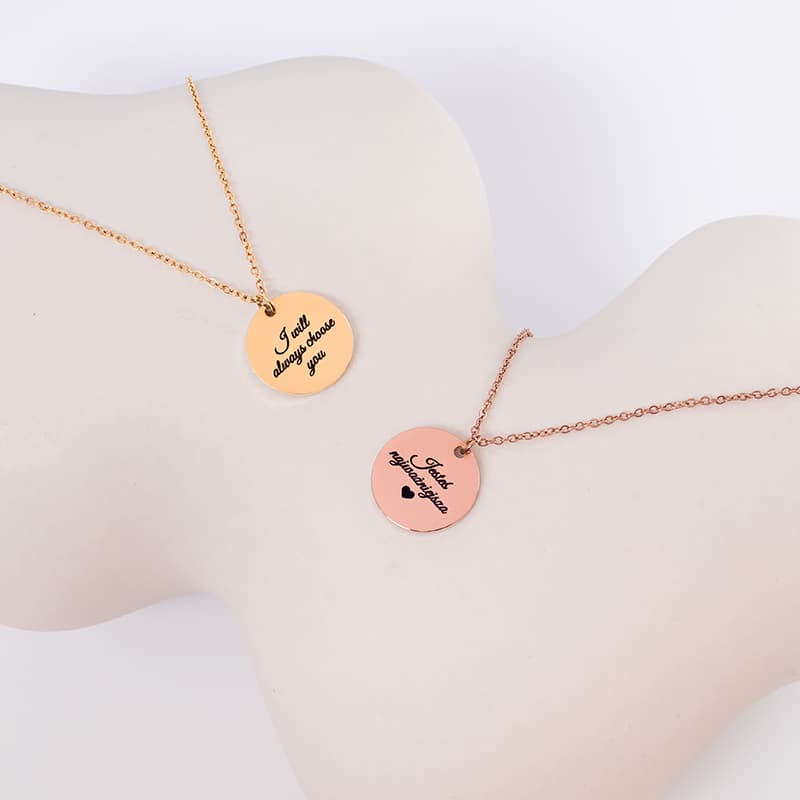 Ruota Personalizowany Naszyjnik