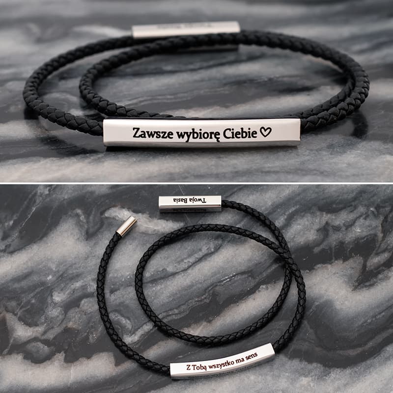 Vero - Spersonalizowana bransoletka męska